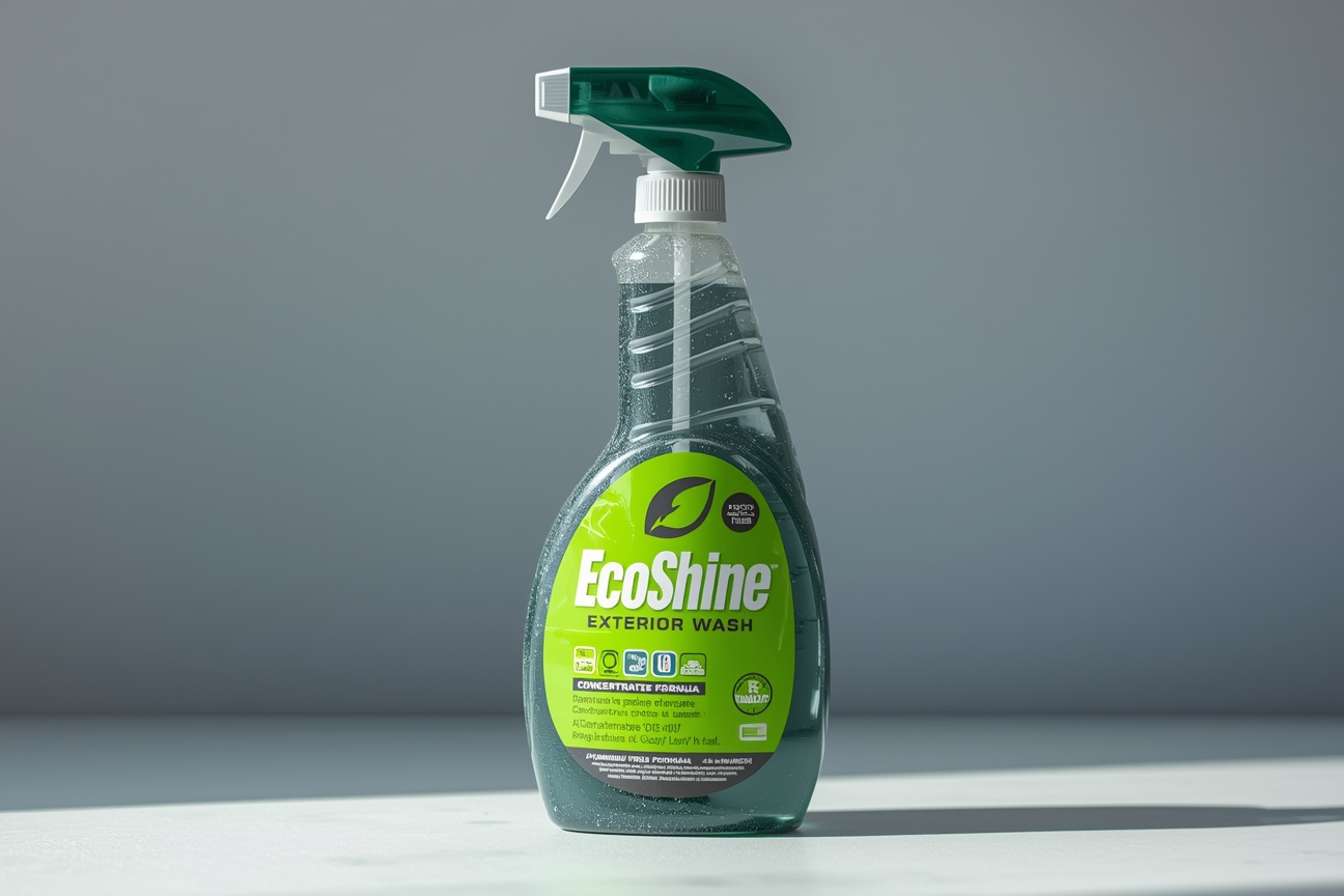 CrystalView Glass Polish bottle with microfiber cloth for streak-free windows